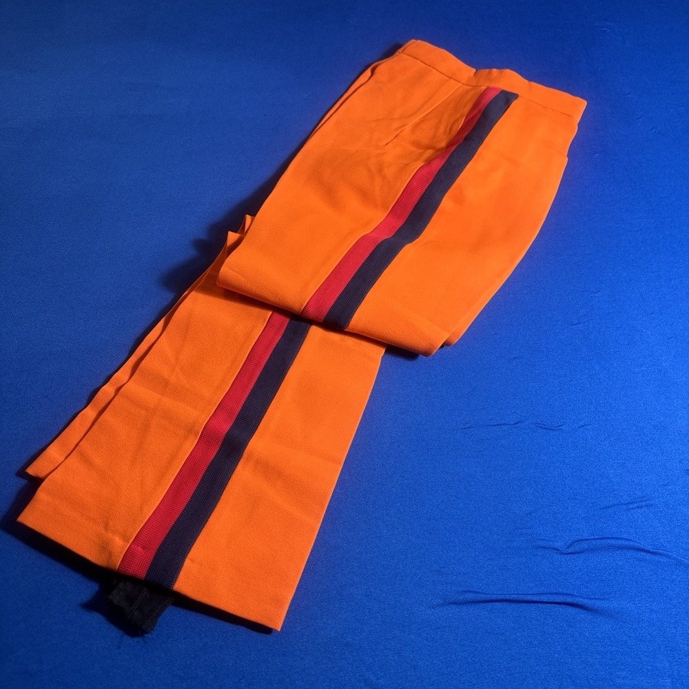 Rare White Stag 1980S Ski Retro PANTS Women's Sz 10 Orange Blue/Red NOS